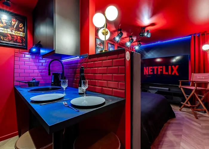 Tatil Evi Cinema Prive Tv 85 Pouces - Wifi - Clim - Gare 2 Minutes Drusenheim
